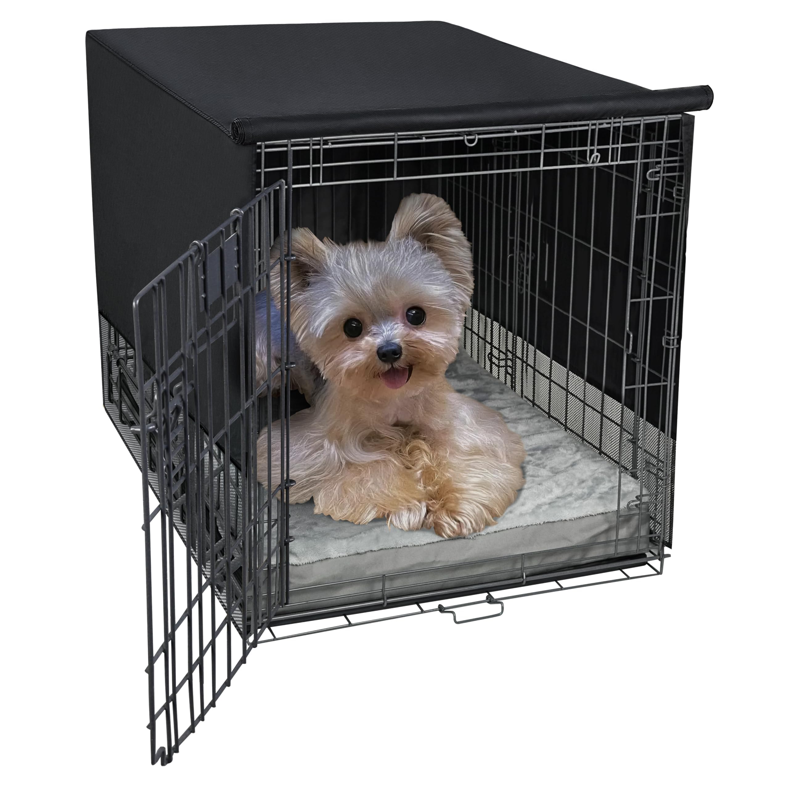 Explore Land cobertor jaula perro con malla de ventilación en 4 lados