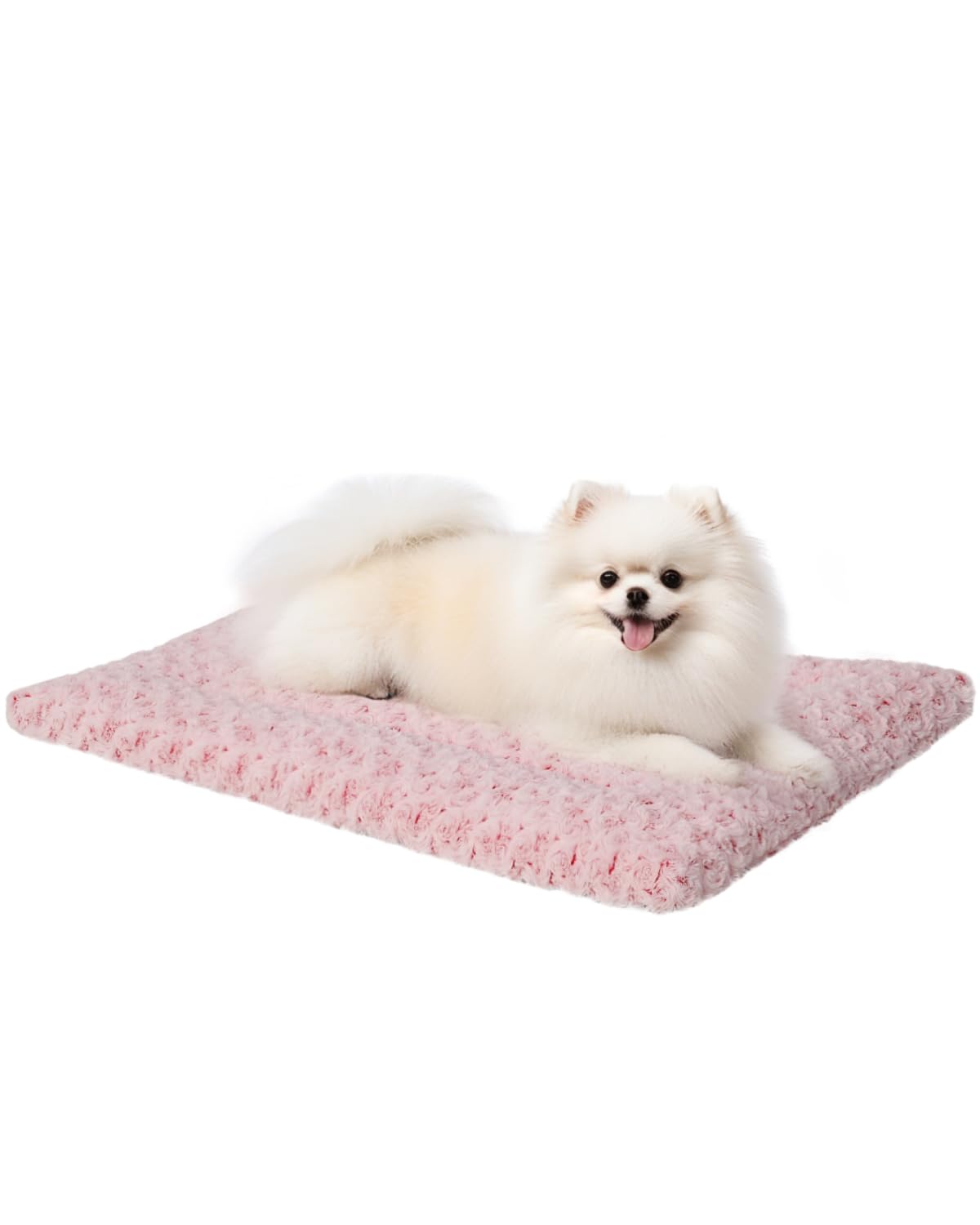 Exsnugy cama perro rosa lavable, uso diario y limpieza fácil.
