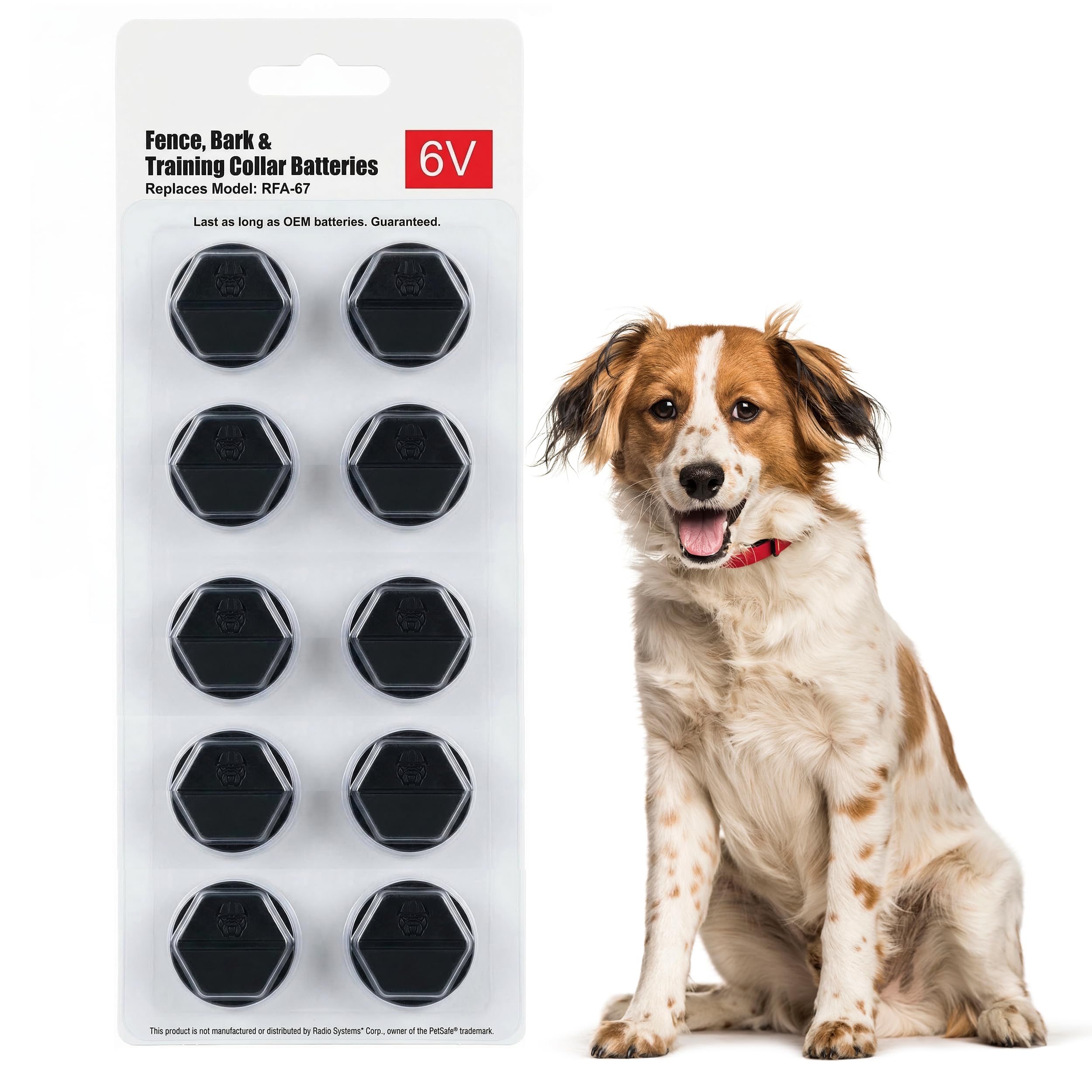 Extreme Dog Fence batería RFA67 duradera en pack de 10 para collares.