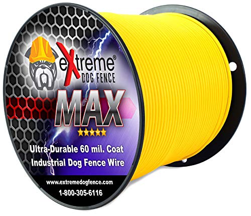 Extreme Dog Fence Max, cobertura 60 mil protege el cable ante elementos y desgaste.