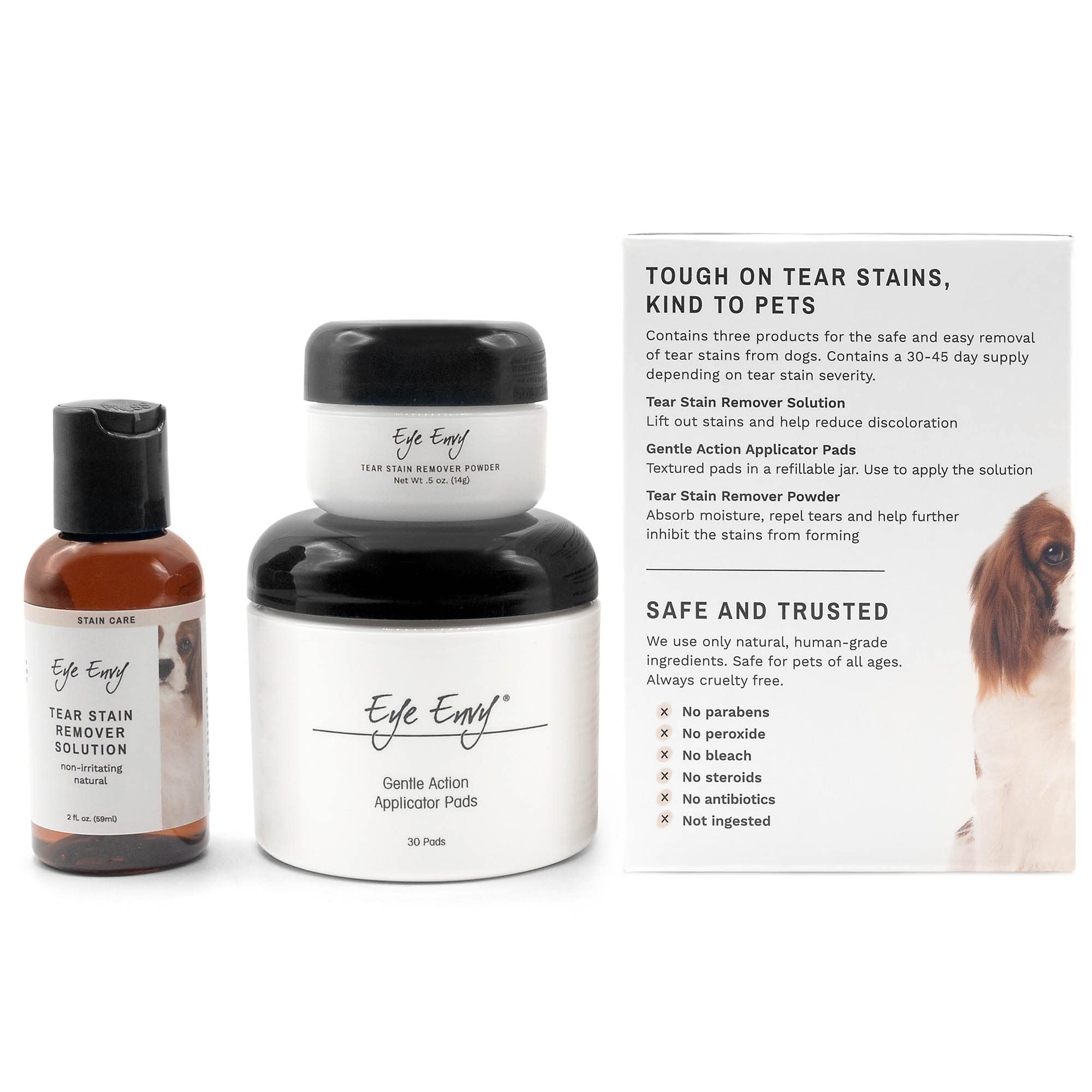 Eye Envy aplicadores-pads-perro: aplicación precisa alrededor de los ojos para un tratamiento seguro.