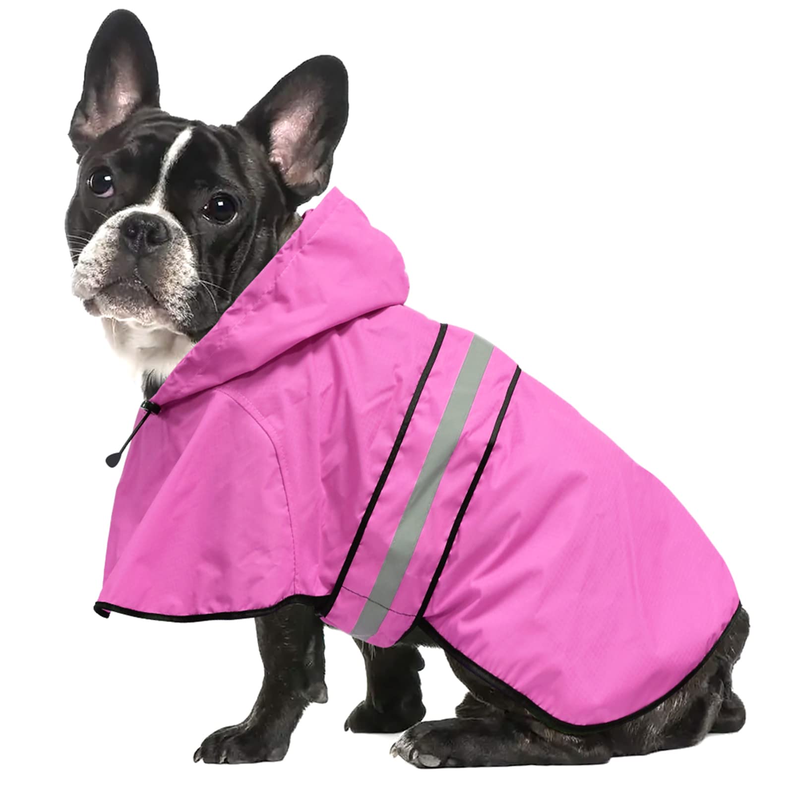 Capa Ezierfy para perro reflectante, ideal para paseos nocturnos.