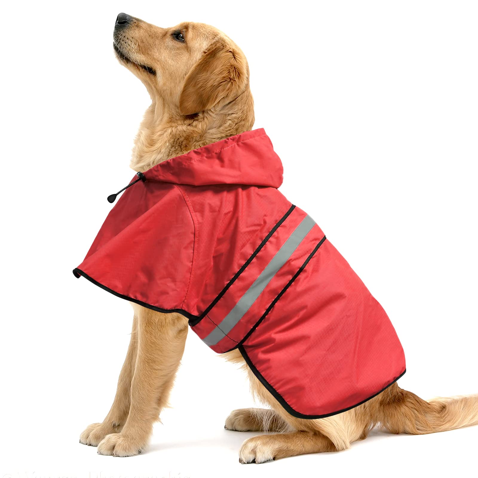 Capa Ezierfy para perro con tiras reflectantes para mayor visibilidad nocturna