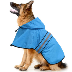 Ezierfy impermeable para perros con bandas reflectantes para mayor visibilidad nocturna