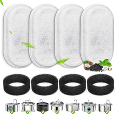 EZMioo filtro de carbón para fuente de gato, mantiene el agua limpia y fresca.
