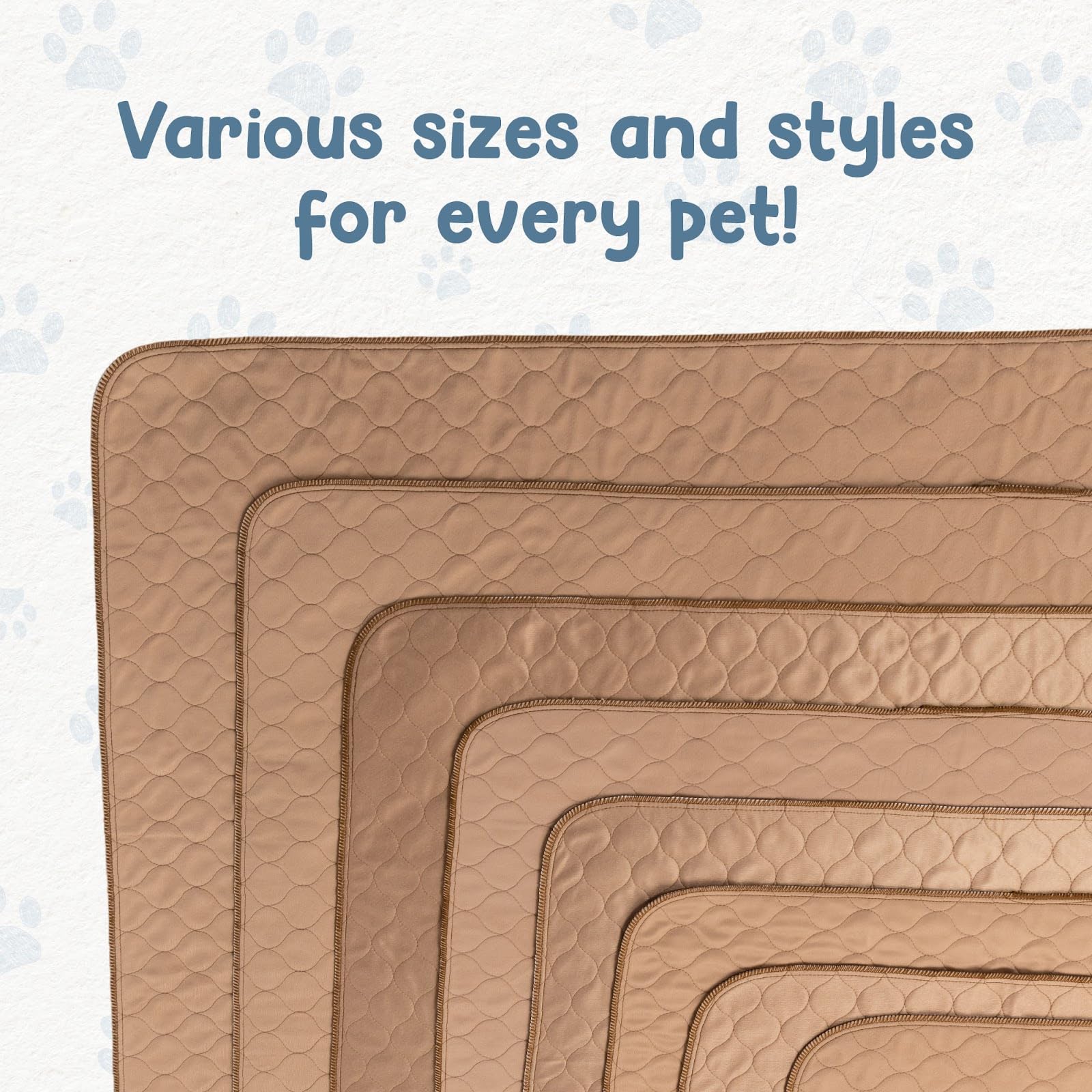 EZwhelp Pads disponibles en varios tamaños y estilos para mascotas
