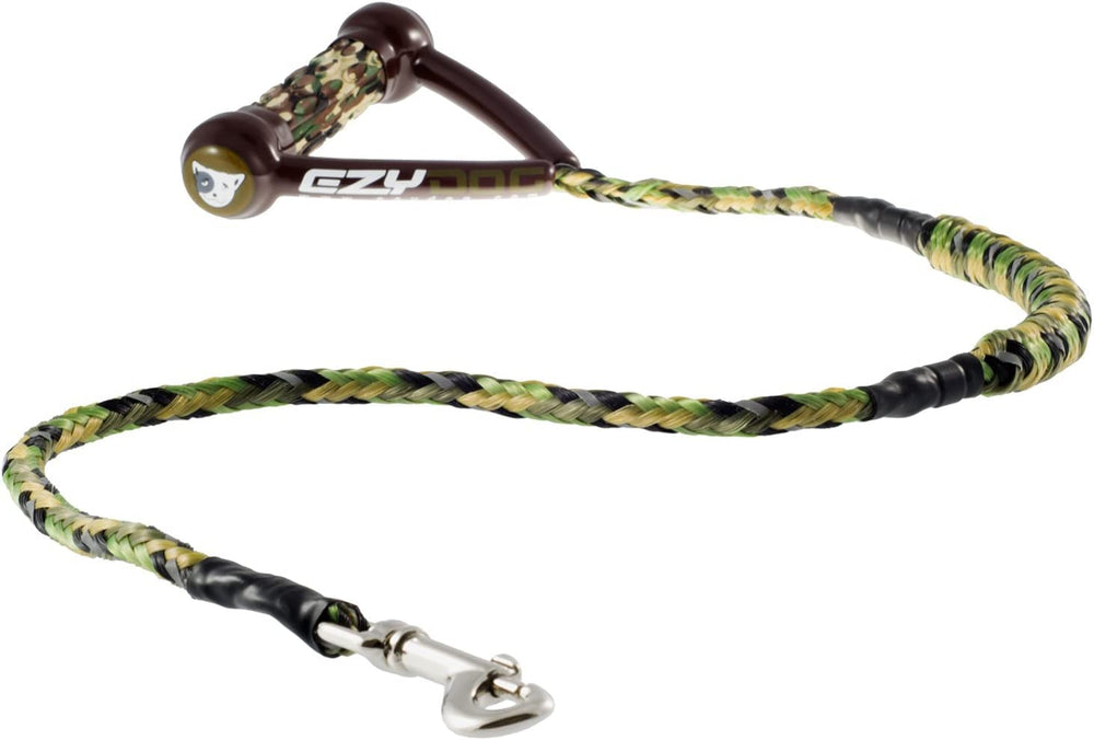 EzyDog Cujo con mango ergonómico acolchado para paseos cómodos.