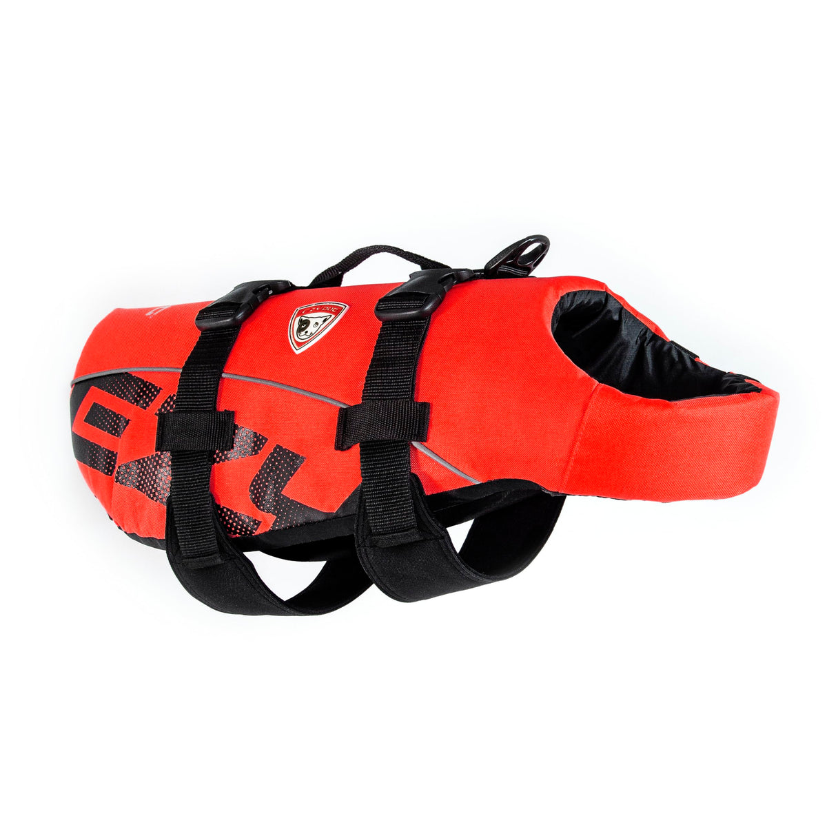 EzyDog DFD chaleco salvavidas rojo con ajuste cómodo para paseos acuáticos