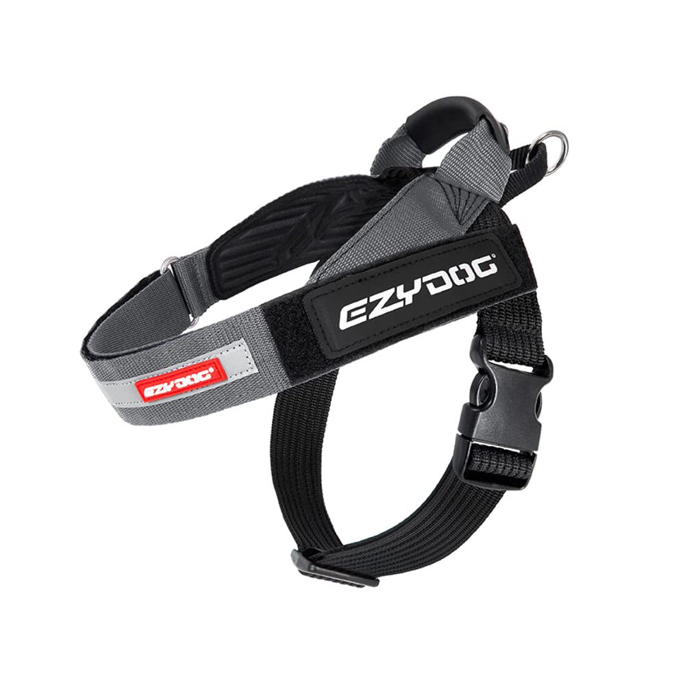 Arnés EzyDog Express ergonómico y acolchado para mayor comodidad en caminatas.