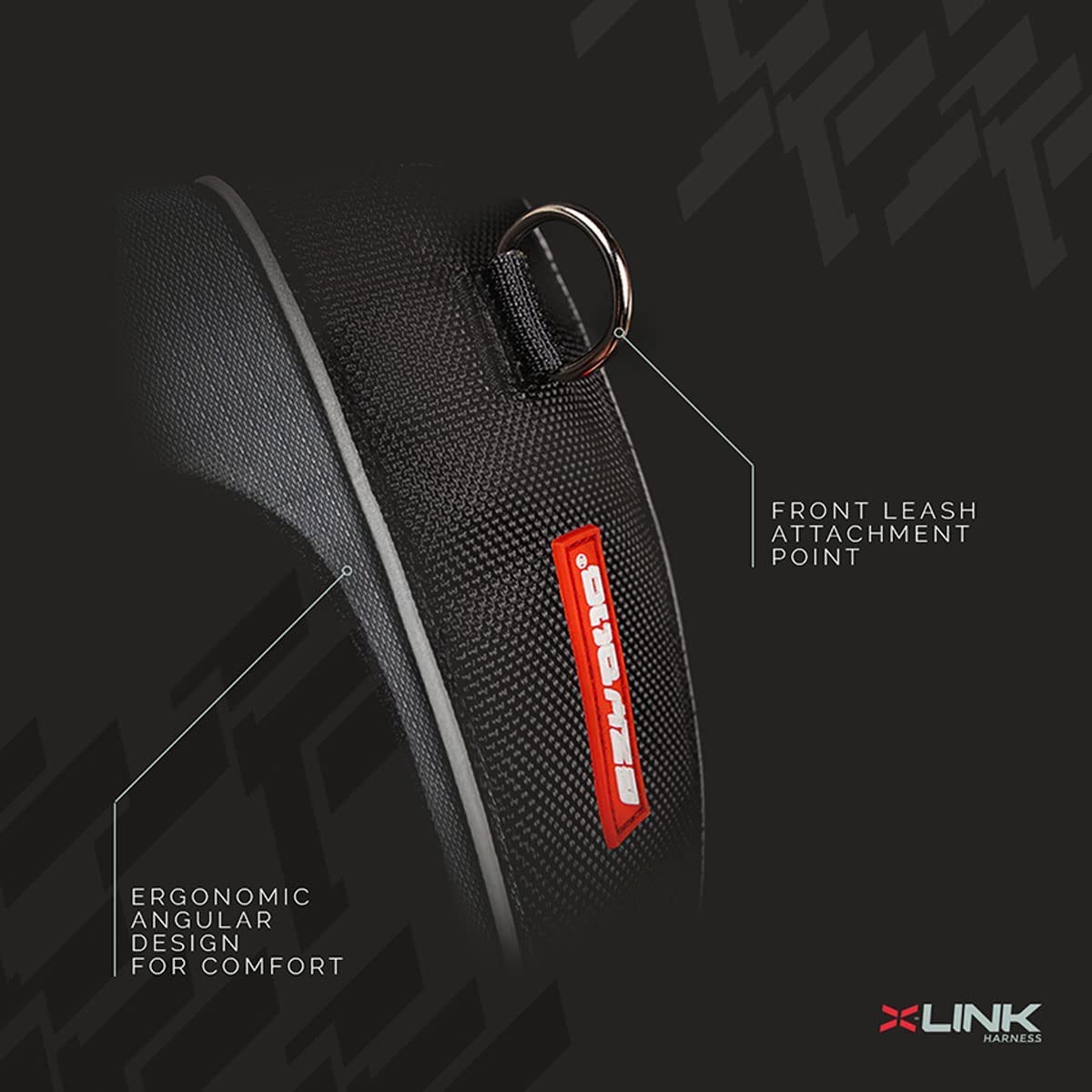 EzyDog X-Link: ajuste adaptable para diferentes tallas de perro.