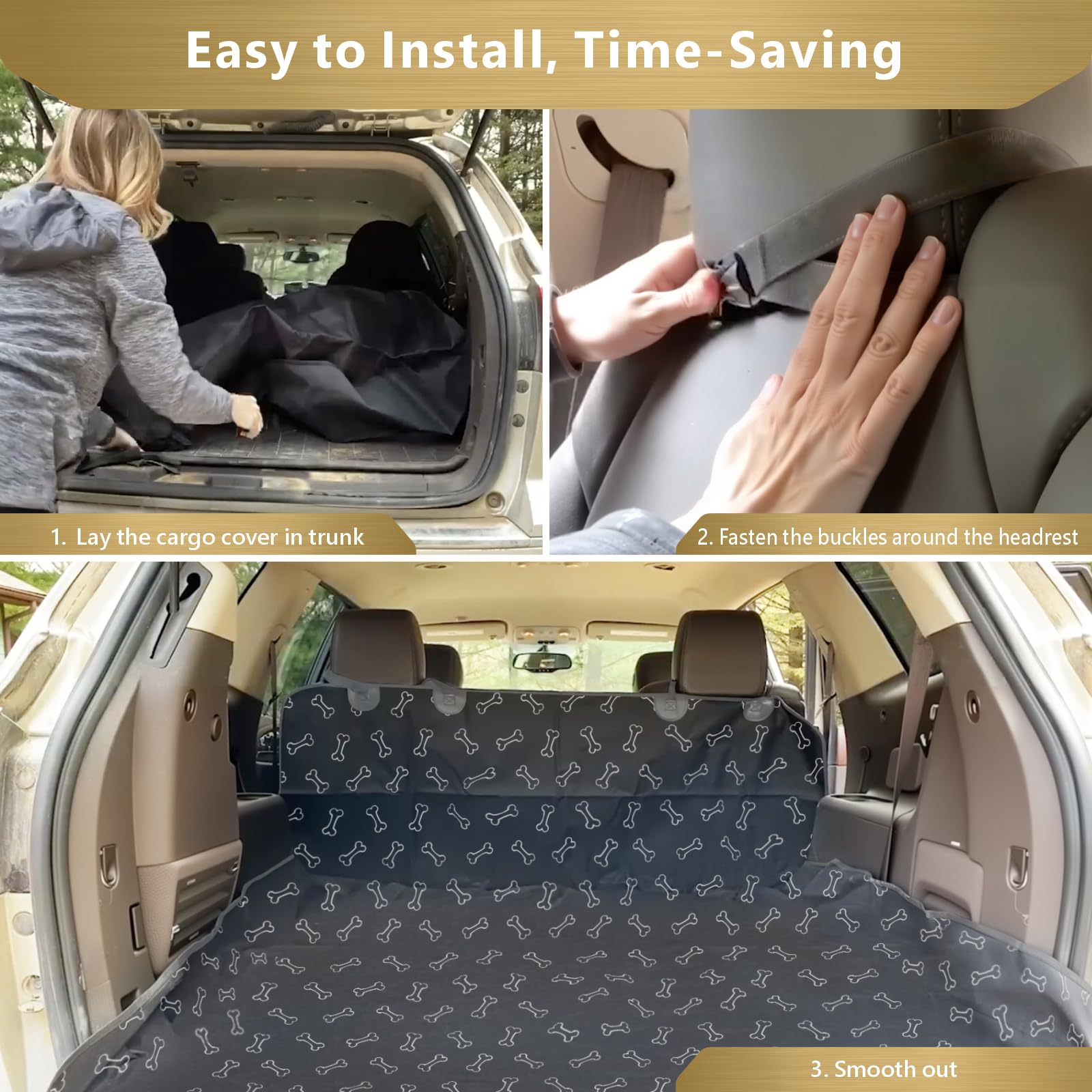 F-color SUV Cargo Liner se adapta a SUVs, sedanes y vans
