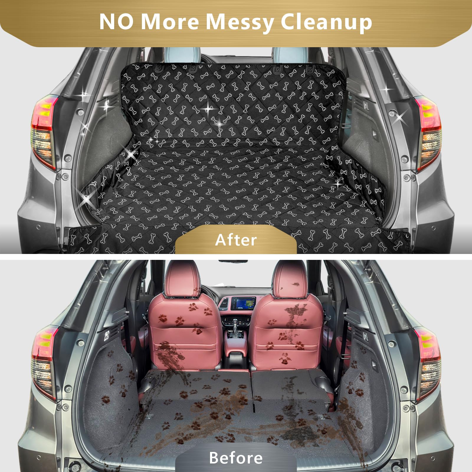 F-color SUV Cargo Liner capas impermeables protegen tapicería ante agua y suciedad