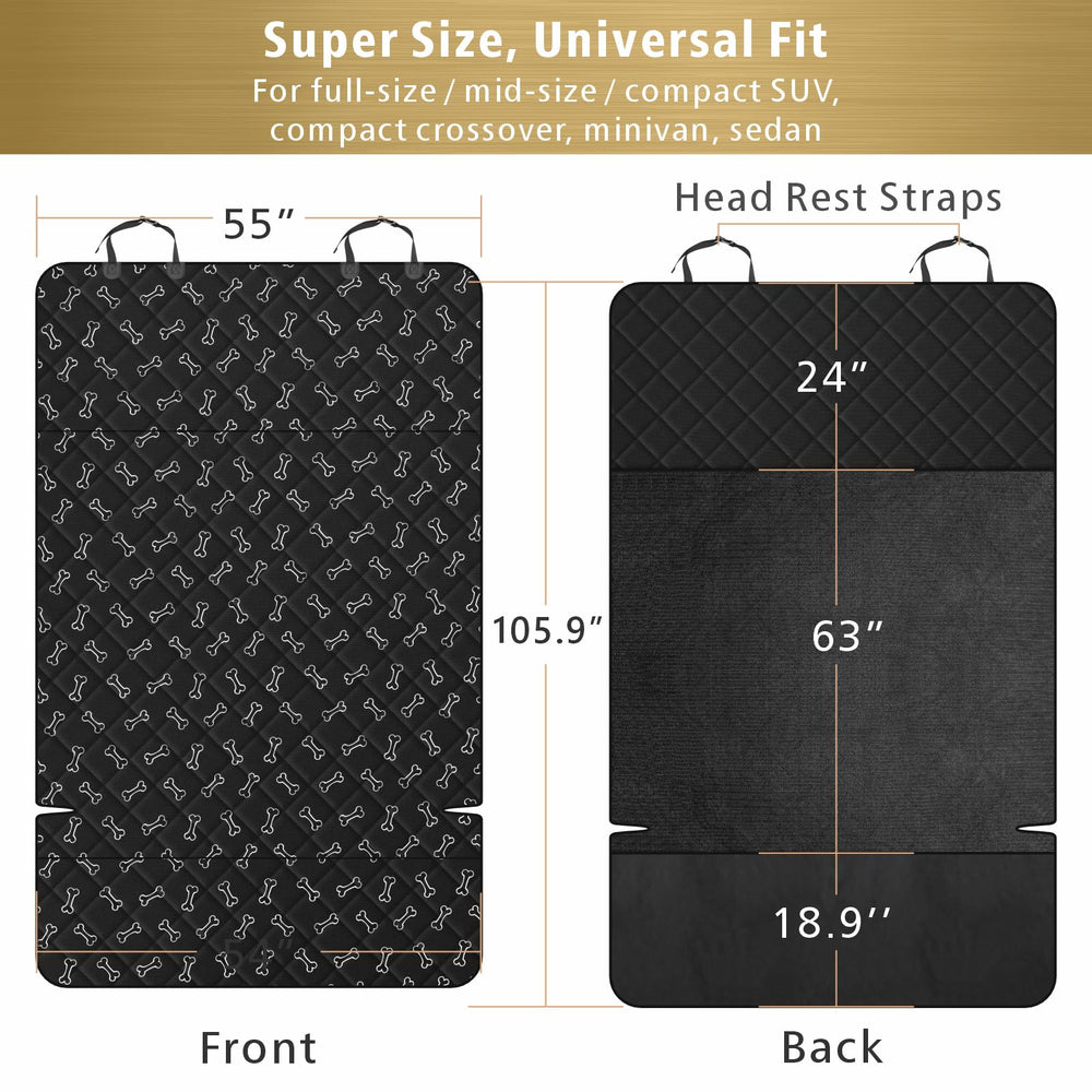 F-color SUV Cargo Liner superficie antideslizante mantiene estable a la mascota