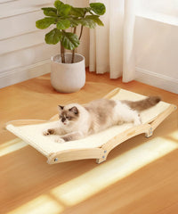 Famifit: rascador para gatos con cama de sisal para rascar y dormir