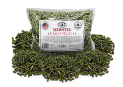 Pellets de alfalfa FAMILY FARM AND FEED, paquete de 5 libras, opción rápida de alimentación