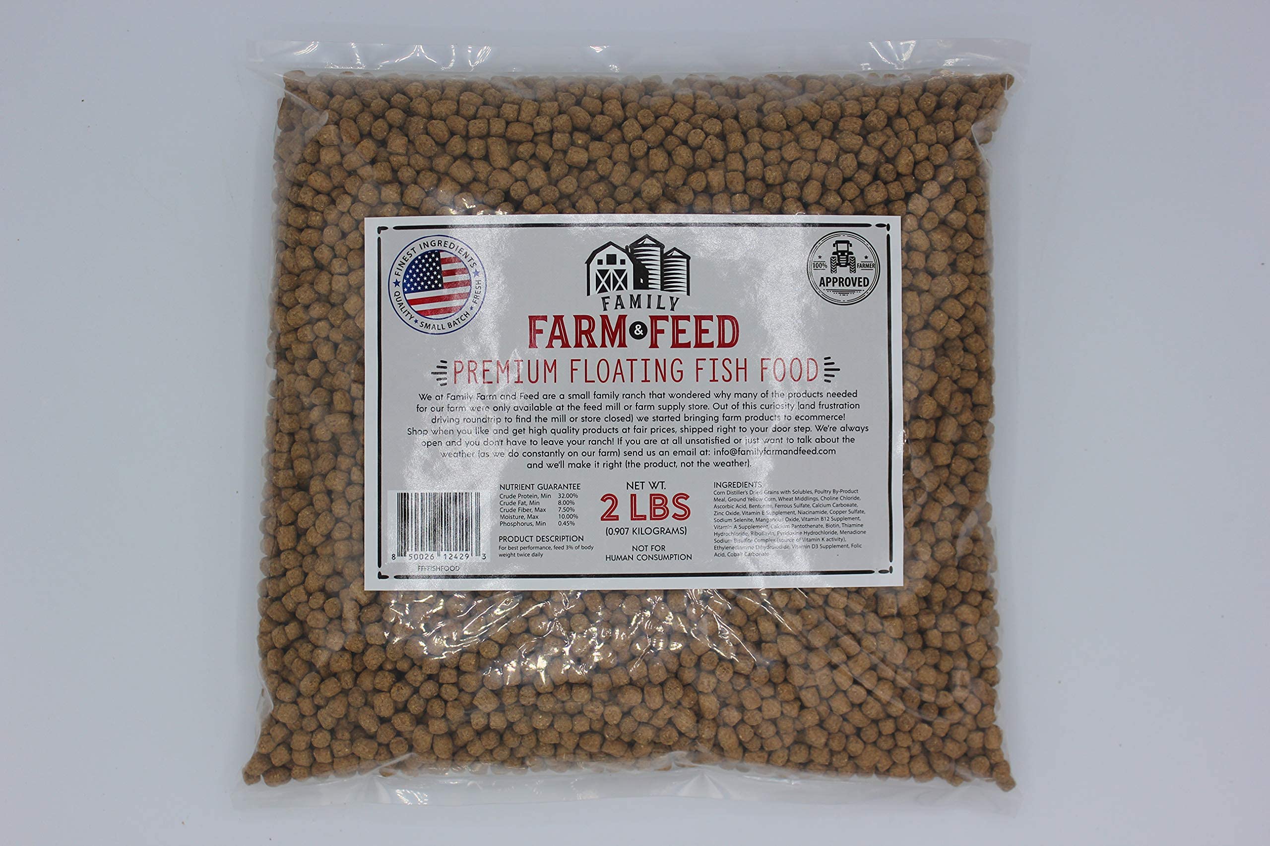 FAMILY FARM AND FEED, granulos flotantes, ideal para koi y peces de lago.