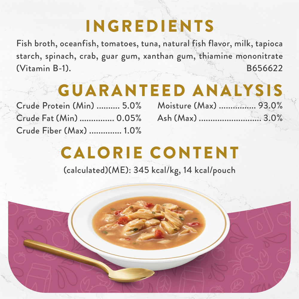 Fancy Feast acentos de cangrejo para un toque gourmet