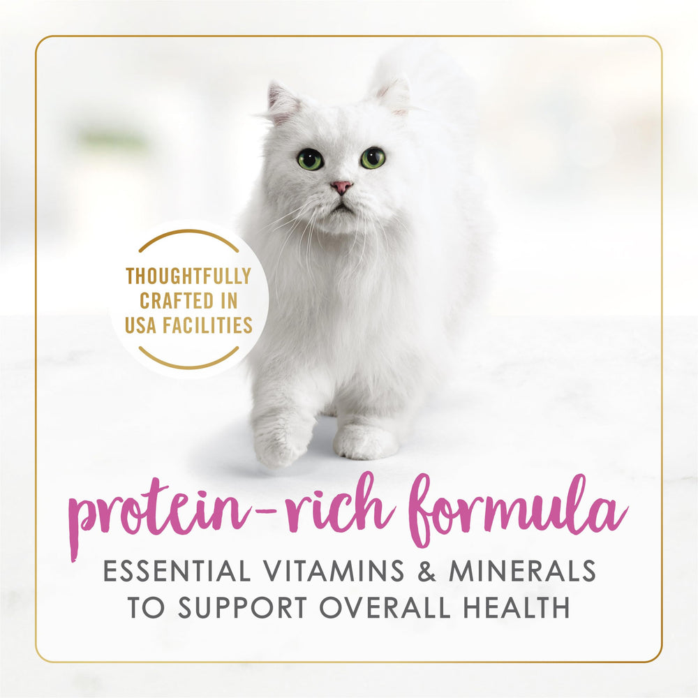 Purina Fancy Feast, aroma tentador, invita a una comida más atractiva.