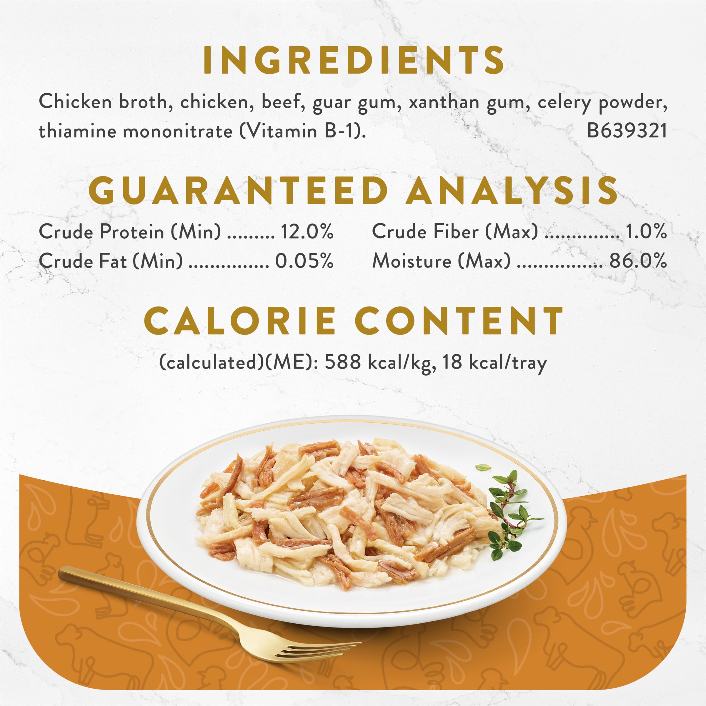 Purina Fancy Feast Appetizers flaked texture entices cats as a between-meal indulgence