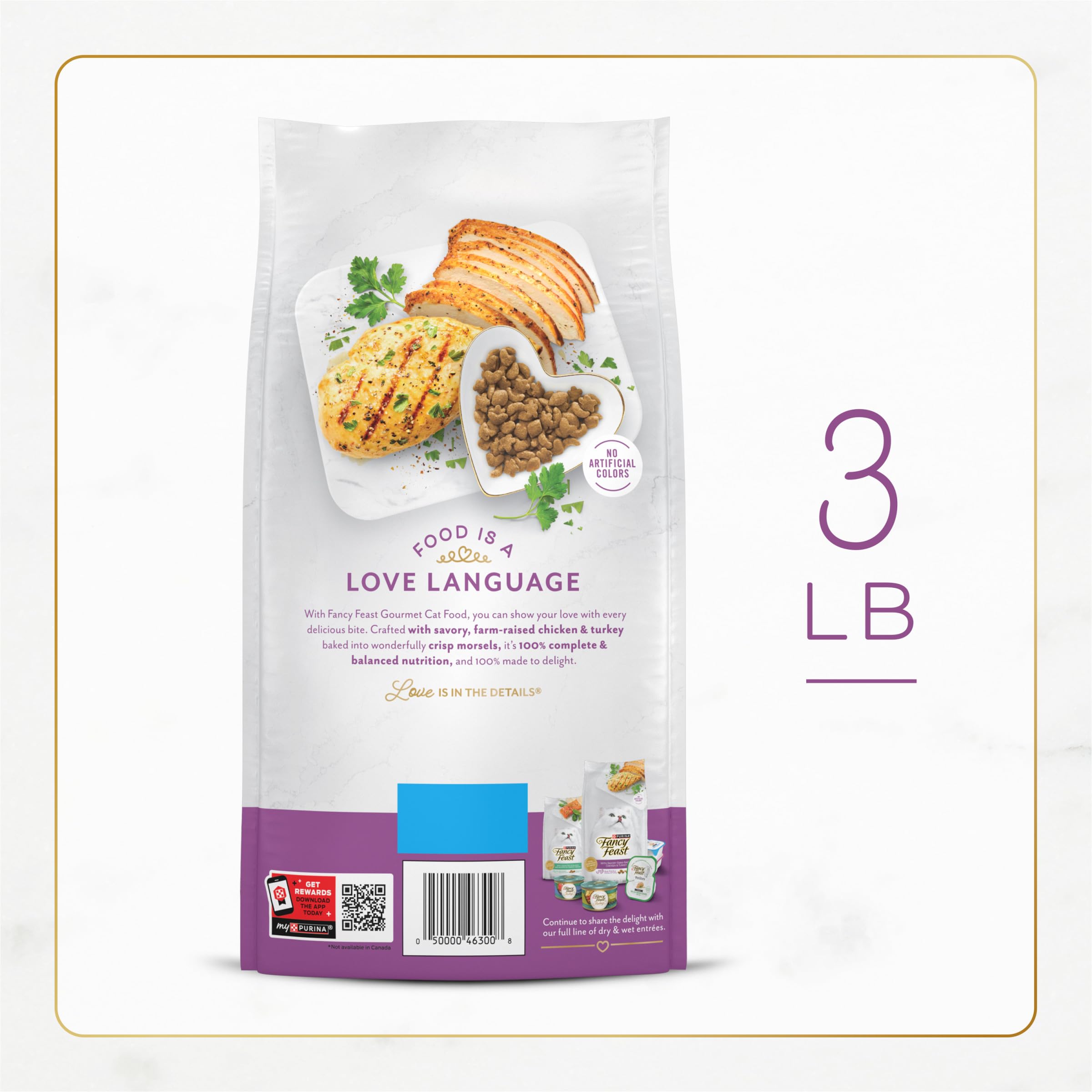 Bolsa de 3 lb de Fancy Feast para la dieta de gatos