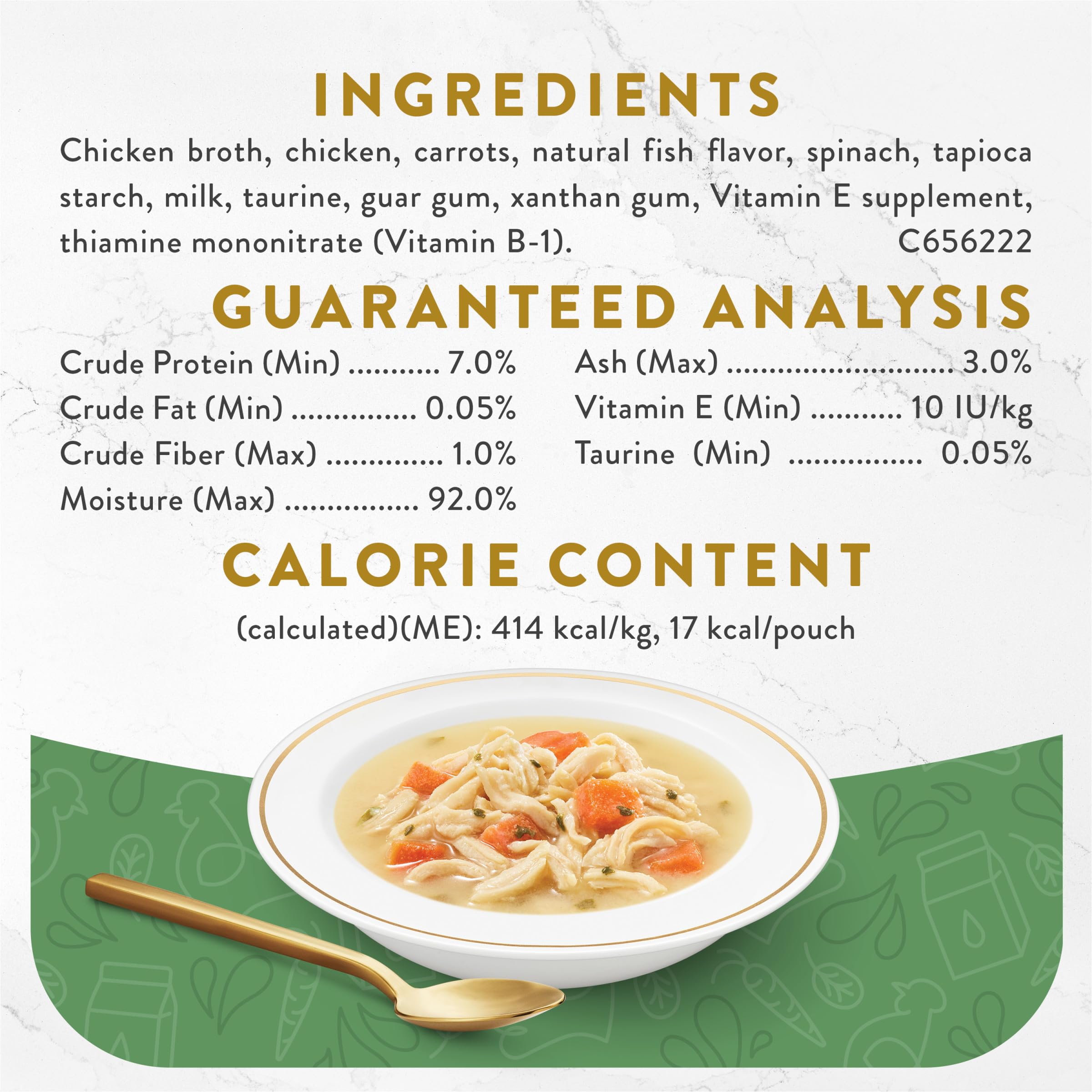 Fancy Feast Broths con taurina y vitamina E, complemento diario