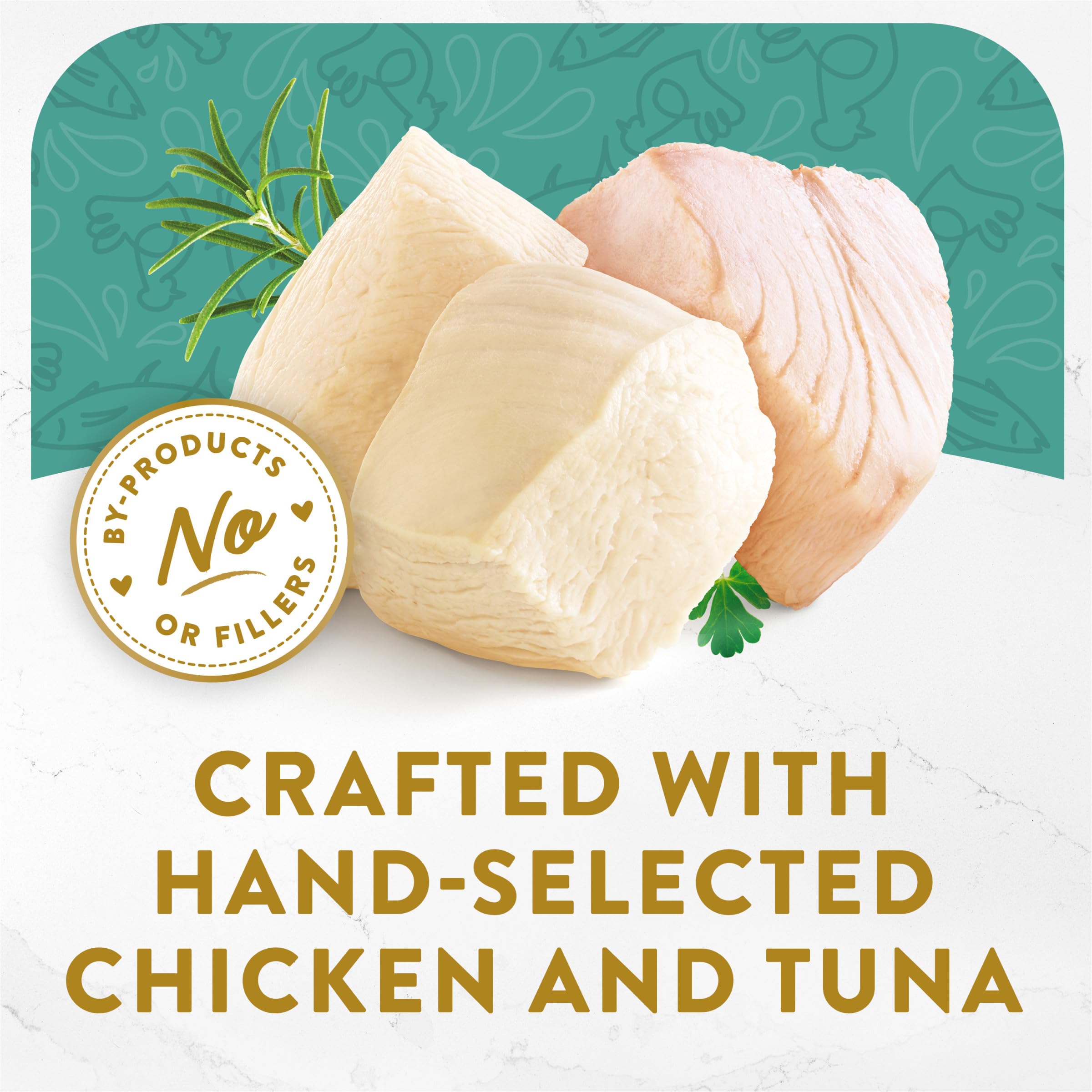 Fancy Feast Appetizers caldo delicado realza sabor al mezclar con comida seca.