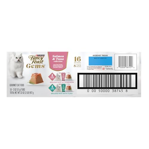 Gems Pate sabor gourmet con salmón o atún