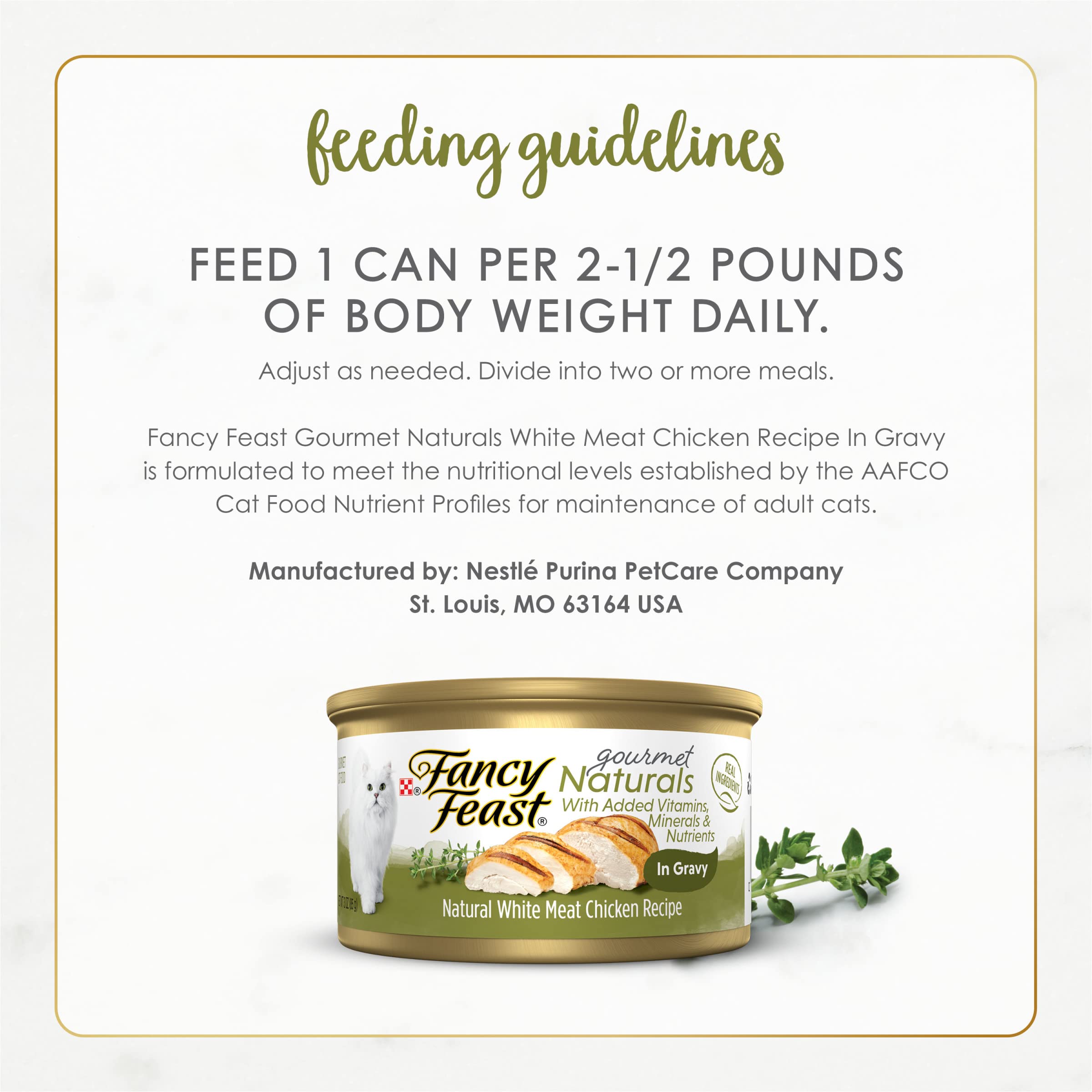 Fancy Feast Gourmet Naturals: textura suave con salsa que agrada a gatos.