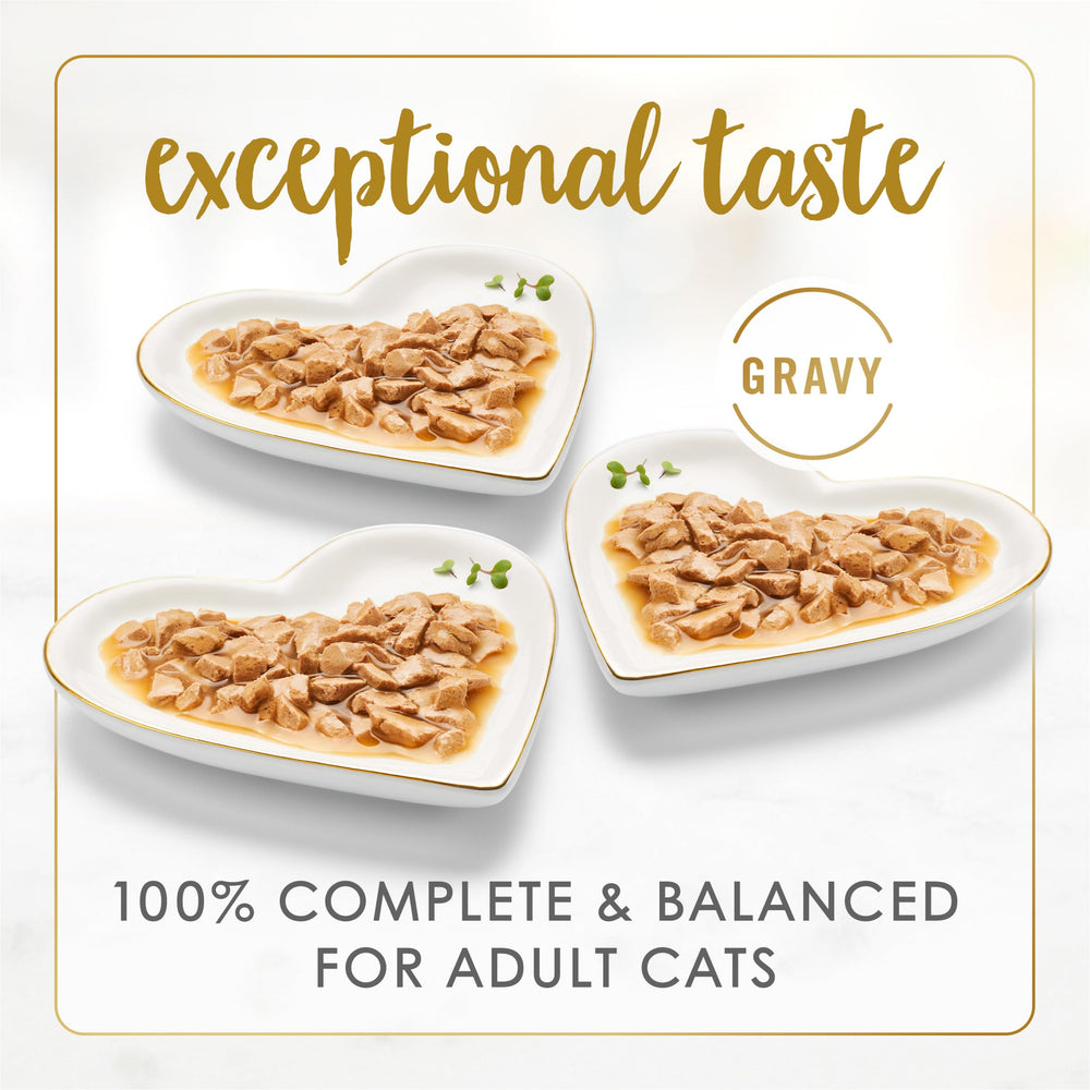 Fancy Feast Gravy Lovers con res: proteína sabrosa para cada comida.