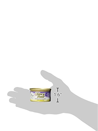 Fancy Feast FF Mariscos a la parrilla 3oz - ingredientes marinos para una comida sabrosa.