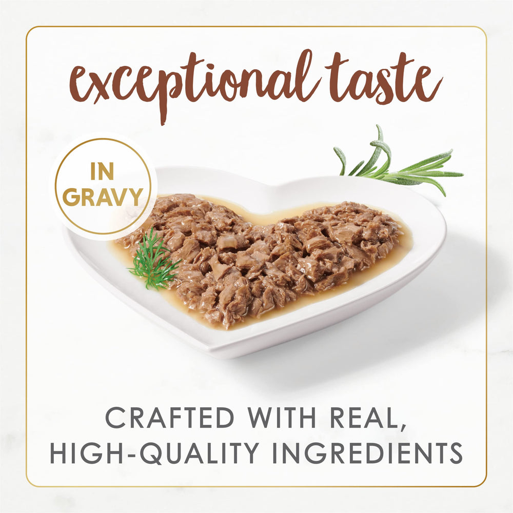 Ingrédients naturels au boeuf pour une alimentation équilibrée sans additifs.