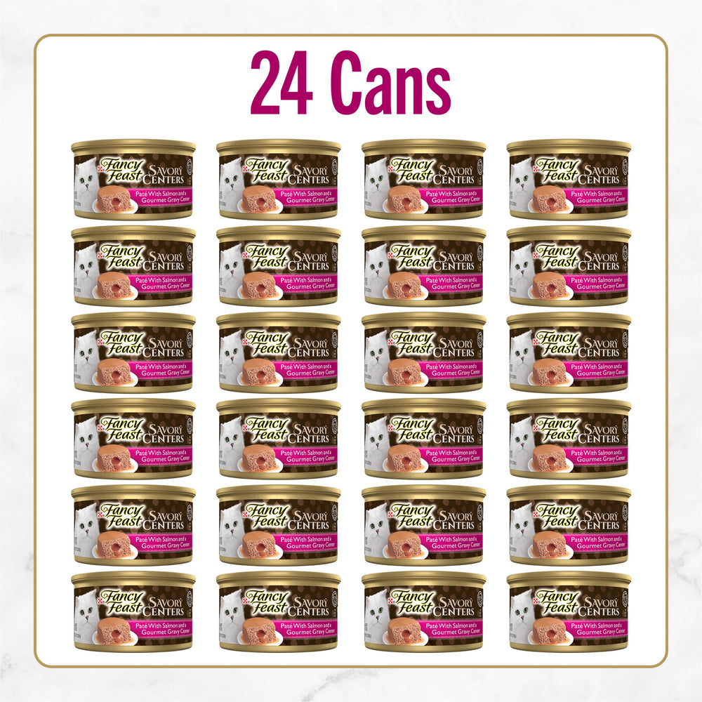 Fancy Feast lata 3 oz, porción individual para gato conveniente.