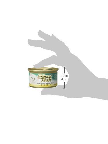 Fancy Feast latas pate mariscos salmon, aroma irresistible para llamar la atención.