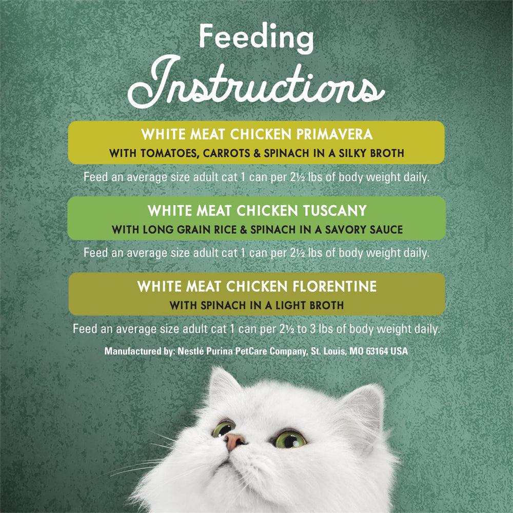 Fancy Feast Medleys ingredientes: arroz de grano largo y verduras, combinación sabrosa