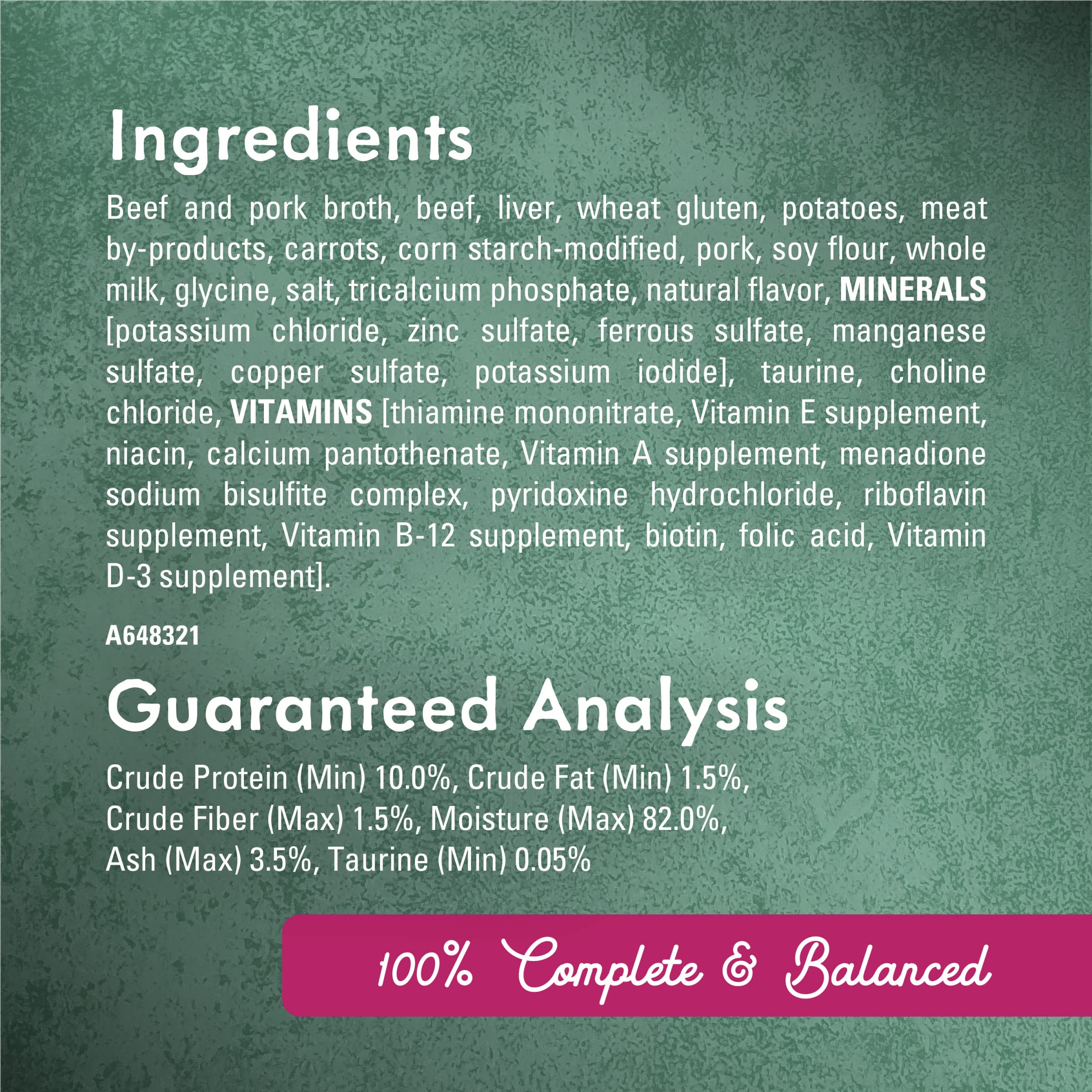 Fancy Feast Medleys ingredientes-calidad-alta en lata, proteínas de alta calidad.