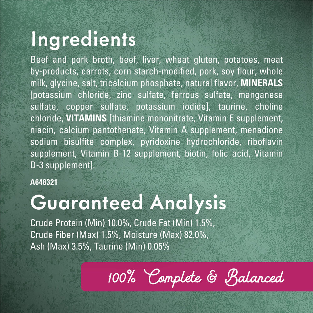 Fancy Feast Medleys ingredientes-calidad-alta en lata, proteínas de alta calidad.