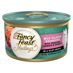 Purina Fancy Feast Medleys salmón primaveral en lata para nutrición equilibrada
