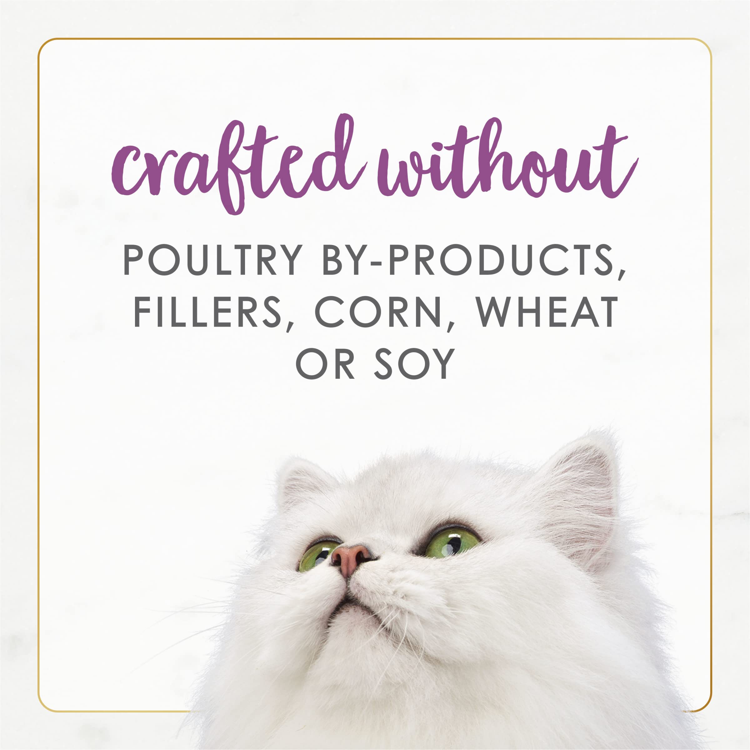 Fancy Feast Nutrición completa para gatos adultos con vitaminas y minerales.