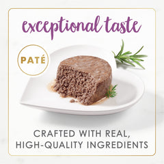 Caja de 12 latas Fancy Feast, entrega práctica para el cuidado diario.