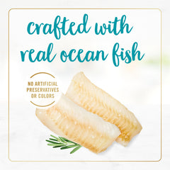 Fancy Feast pescado principal como ingrediente, sabor y proteína de alta calidad
