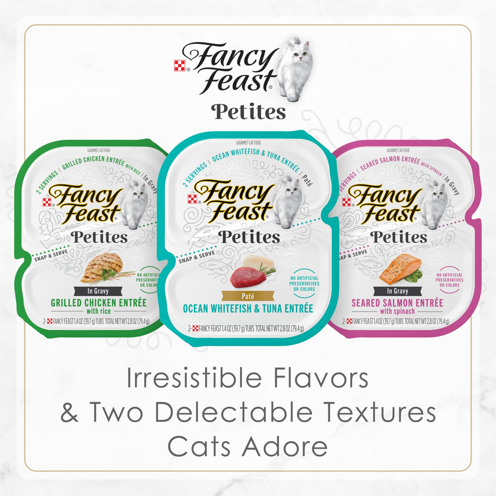 Portions faciles à servir Fancy Feast Petites, pratique et rapide