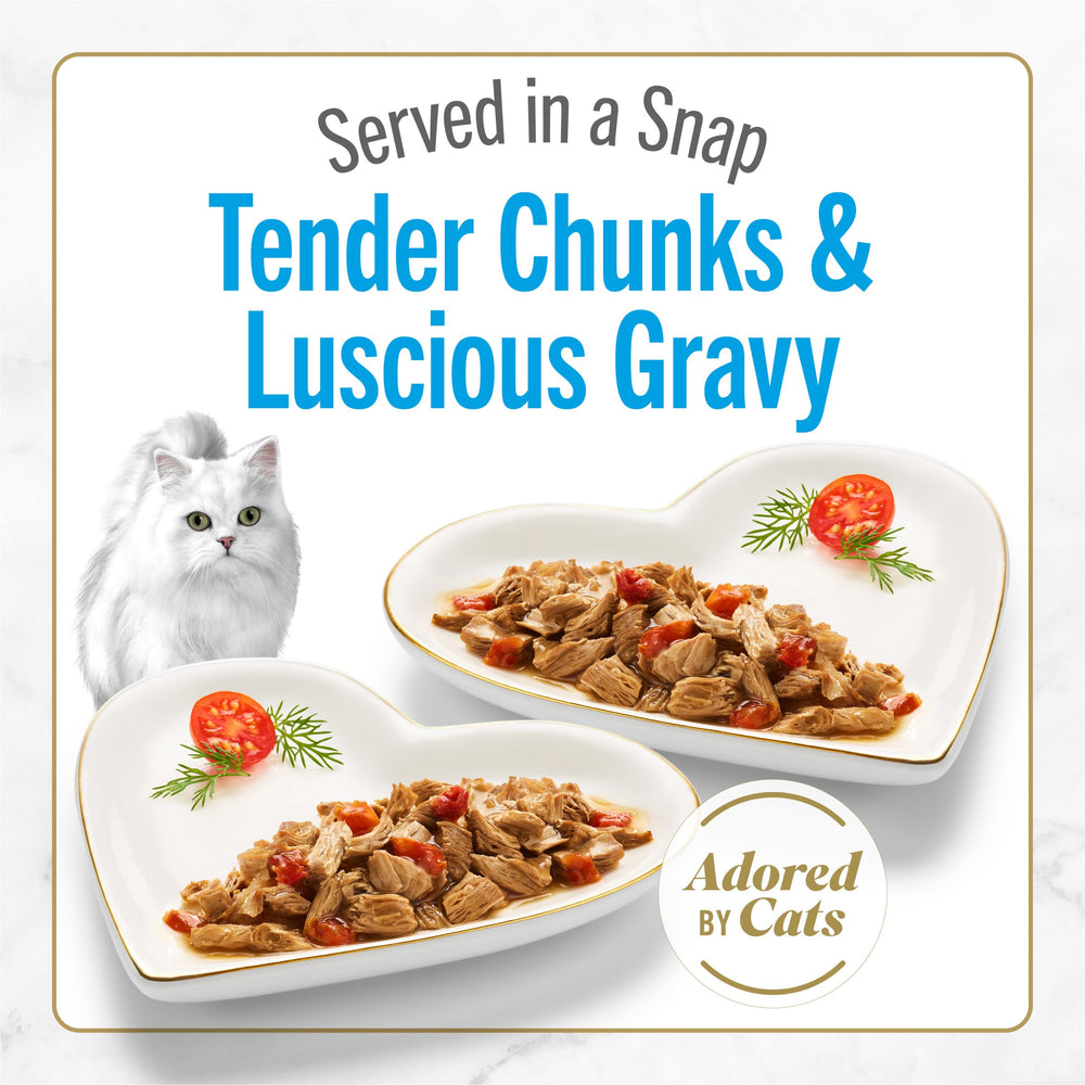 Fancy Feast Petites portions séparées, service rapide sans gâchis.