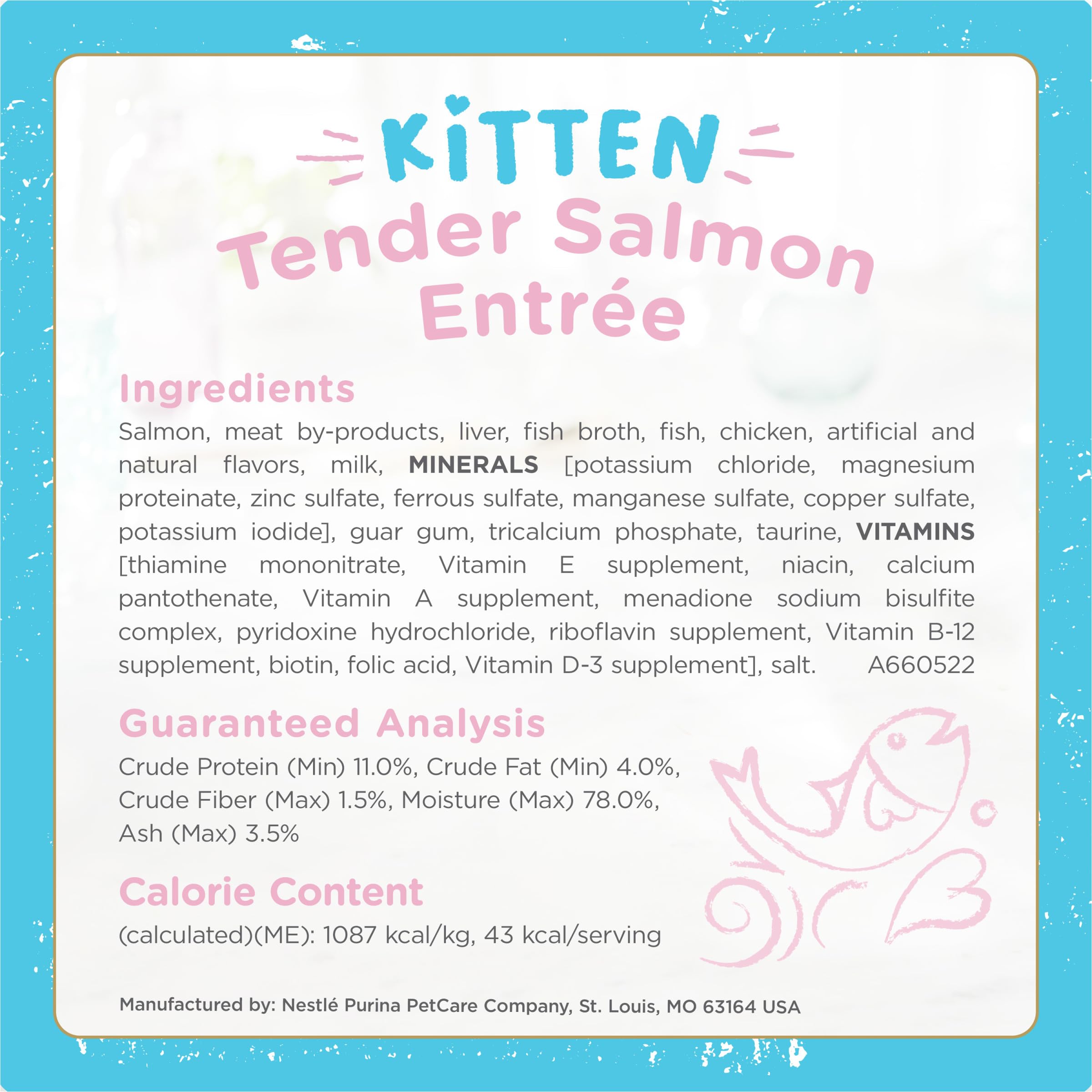 Fancy Feast Petites paté pollo sin colorantes artificiales, opción suave para cada comida
