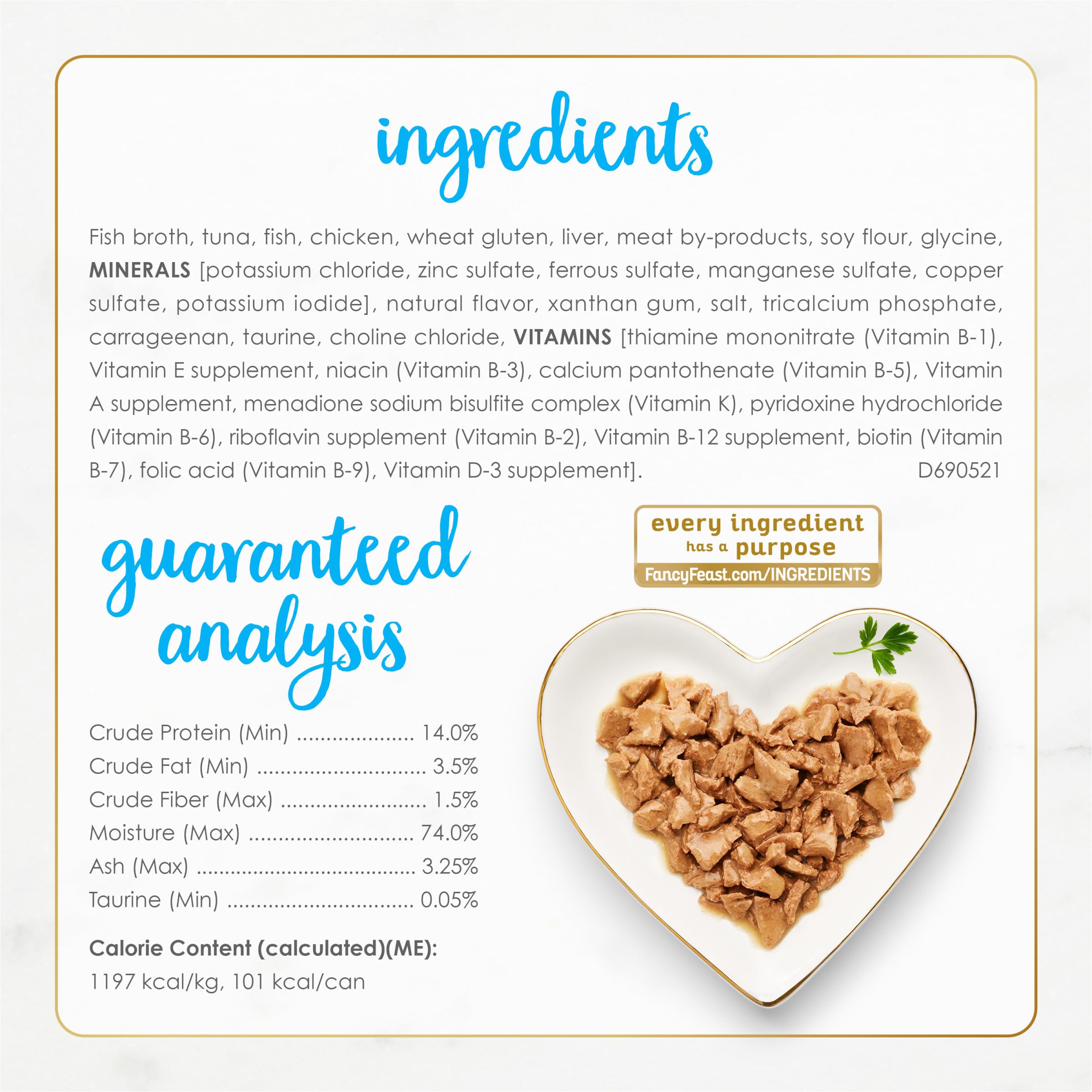 Purina Fancy Feast proteína alta: apoyo a una dieta sabrosa y equilibrada