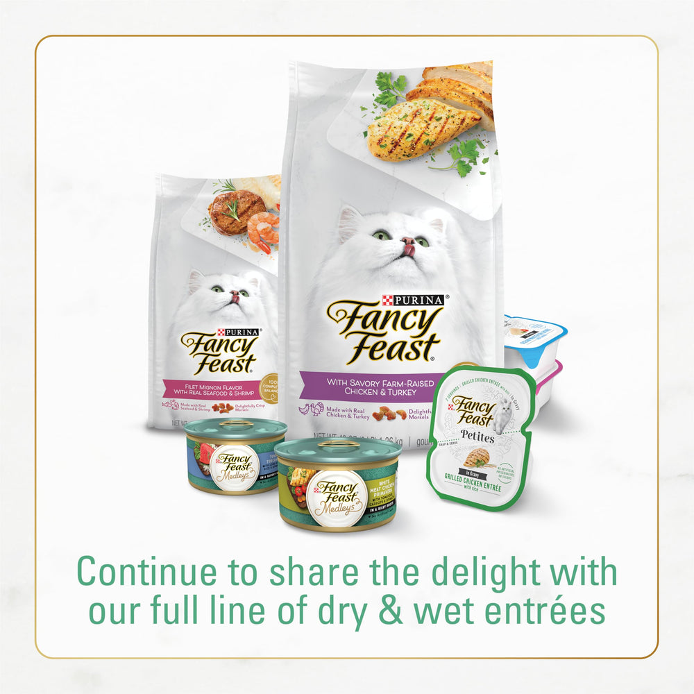 Fancy Feast Purina textura crujiente que estimula la masticación del gato