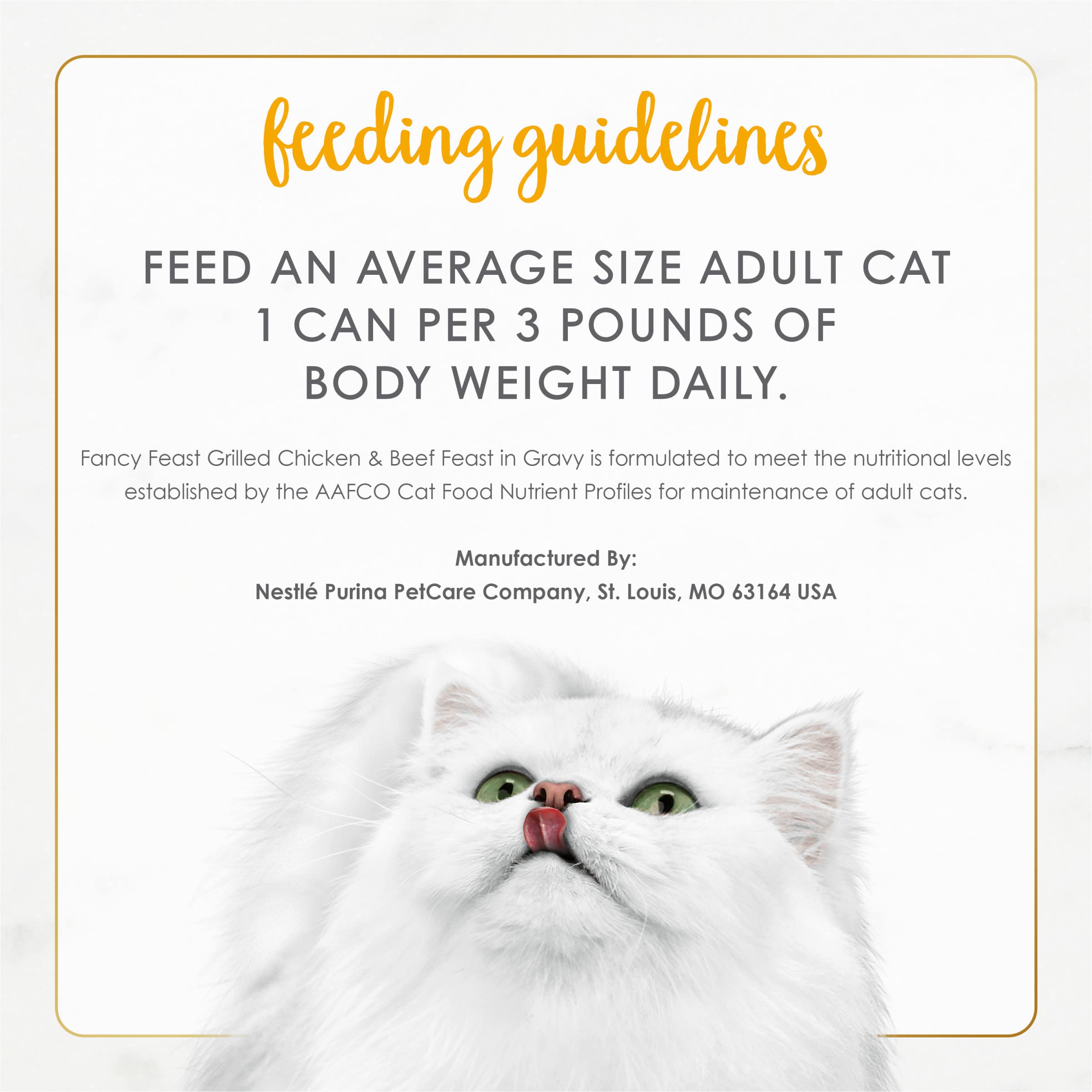 Fancy Feast receta grillada para gatos: experiencia culinaria en cada porción.