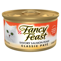 Purina Fancy Feast paté de salmón en lata de 3 oz, pack 24