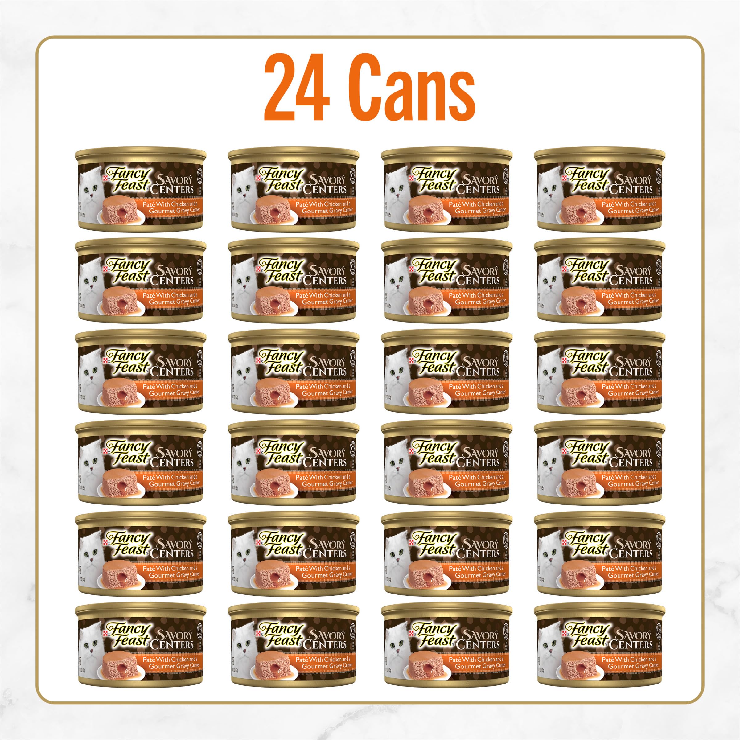 Fancy Feast Salsa Centro Gourmet, centro delicioso para cenar más atractiva.