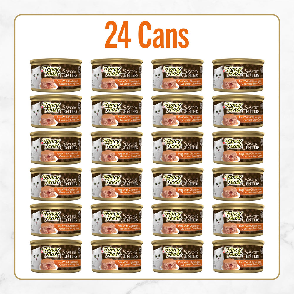 Fancy Feast Salsa Centro Gourmet, centro delicioso para cenar más atractiva.