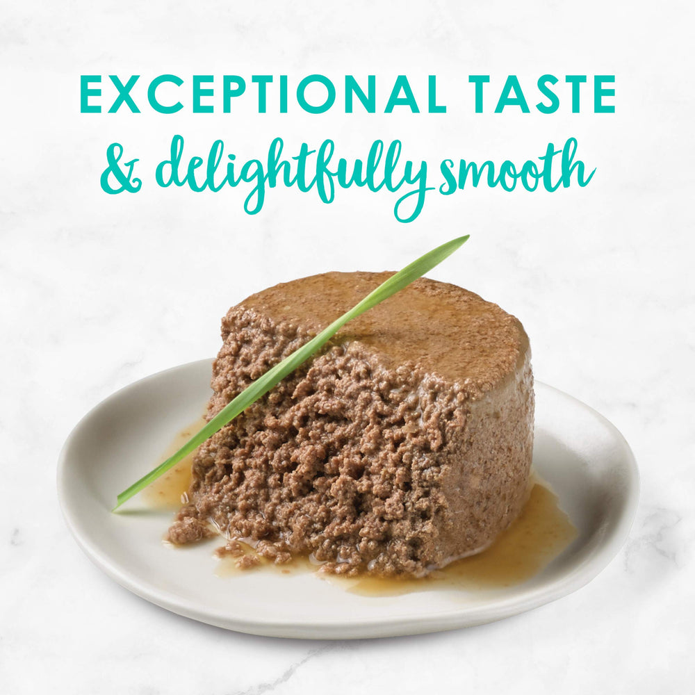 Fancy Feast Seafood Classic Pate, empaque sin granos, opción conveniente para varias comidas
